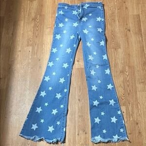 Cello Blue Star Flare Jeans